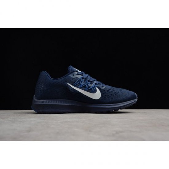 Nike Erkek Air Zoom Winflo 5 Midnight Lacivert / Gümüş Gri / Mavi Koşu Ayakkabısı Türkiye - 09WZVGMW